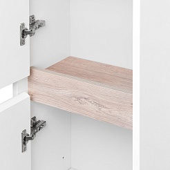 Акватон Шкаф пенал Нортон 34 L белый – фотография-3